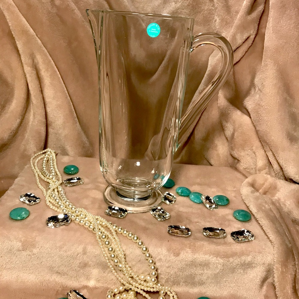 TIFFANY & CO Crystal Glass Pitcher 💎